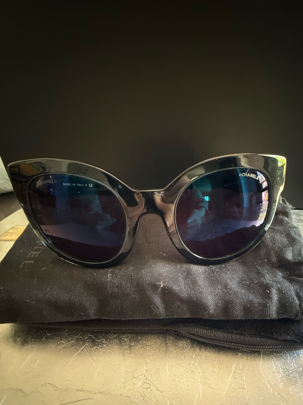 Chanel Blue Cat-Eye Sunglasses - Elegant Women’s Accessory